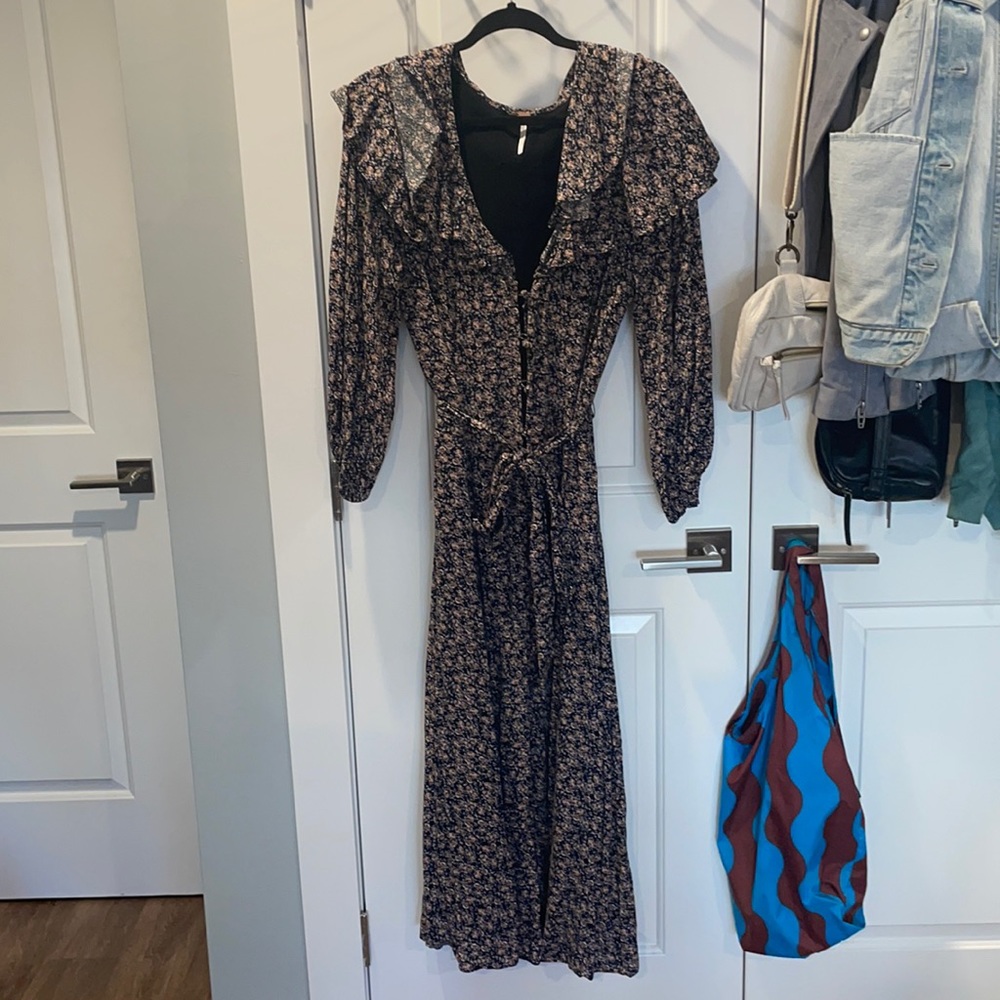 free people floral midi dress